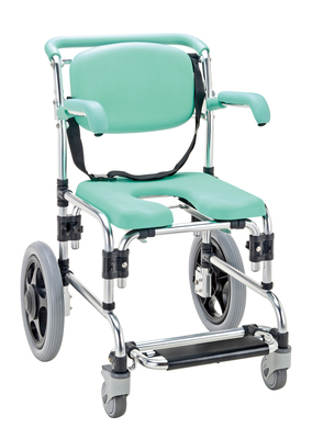 浴厕用四轮车（扶手可上翻）