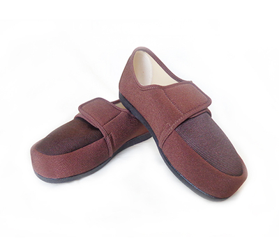 日本进口轻量防滑'彩彩'老人鞋 GM603绉绸面料  男款